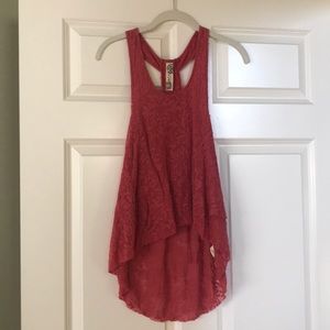 Lace tank top